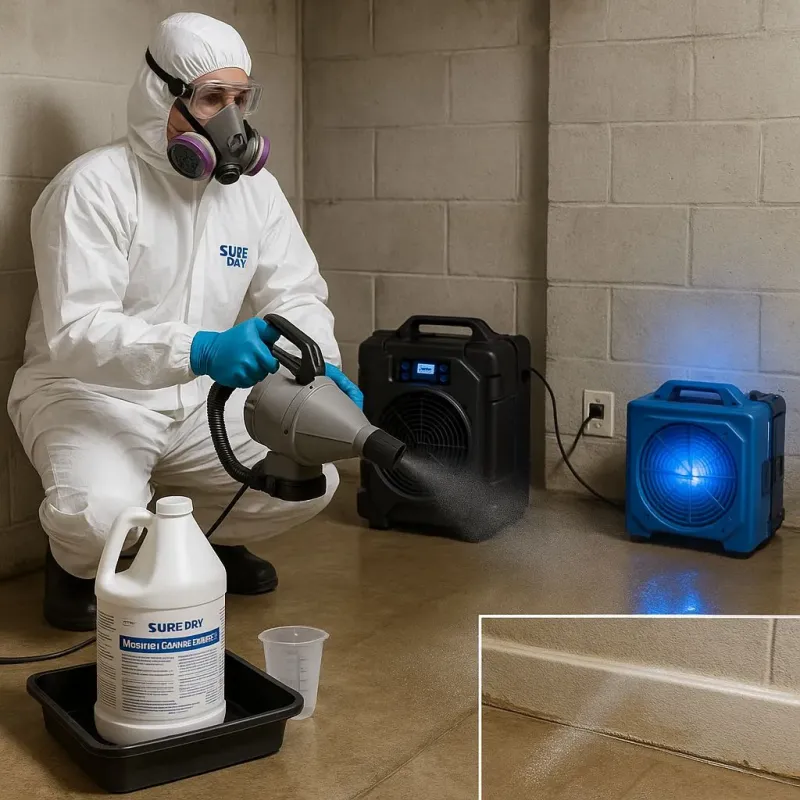 Sanitization and Odor Removal process in McClusky, ND