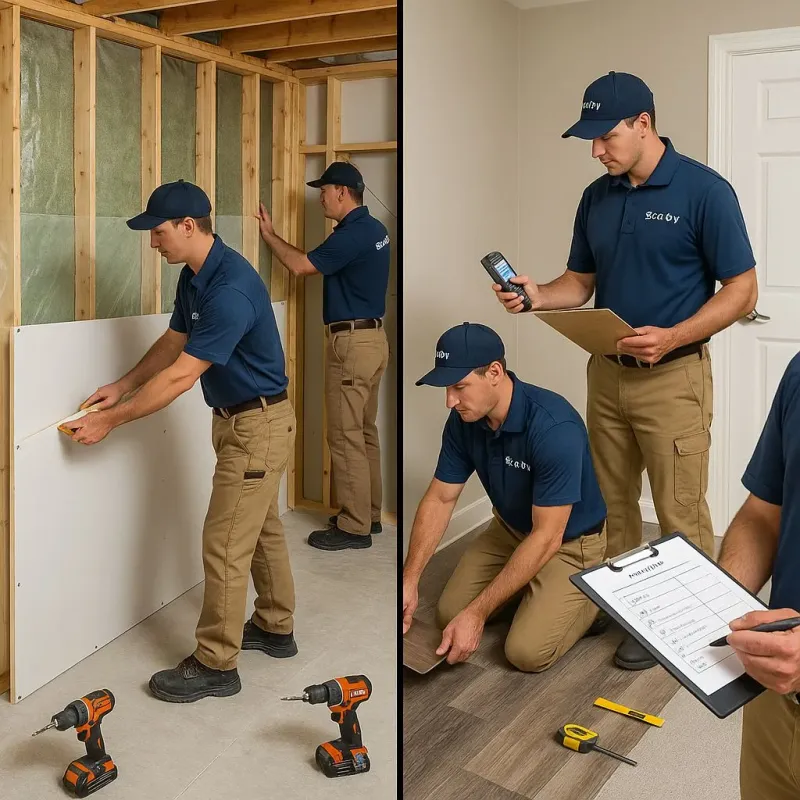 Repairs and Reconstruction process in McClusky, ND