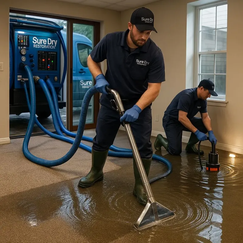 Water Extraction and Removal process in McClusky, ND